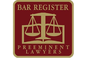Bar Register Preeminent Lawyers - Badge